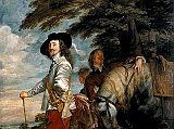 Paris Louvre Painting 1635 Anthony van Dyck - Portrait of Charles I, King Of England, Hunting 